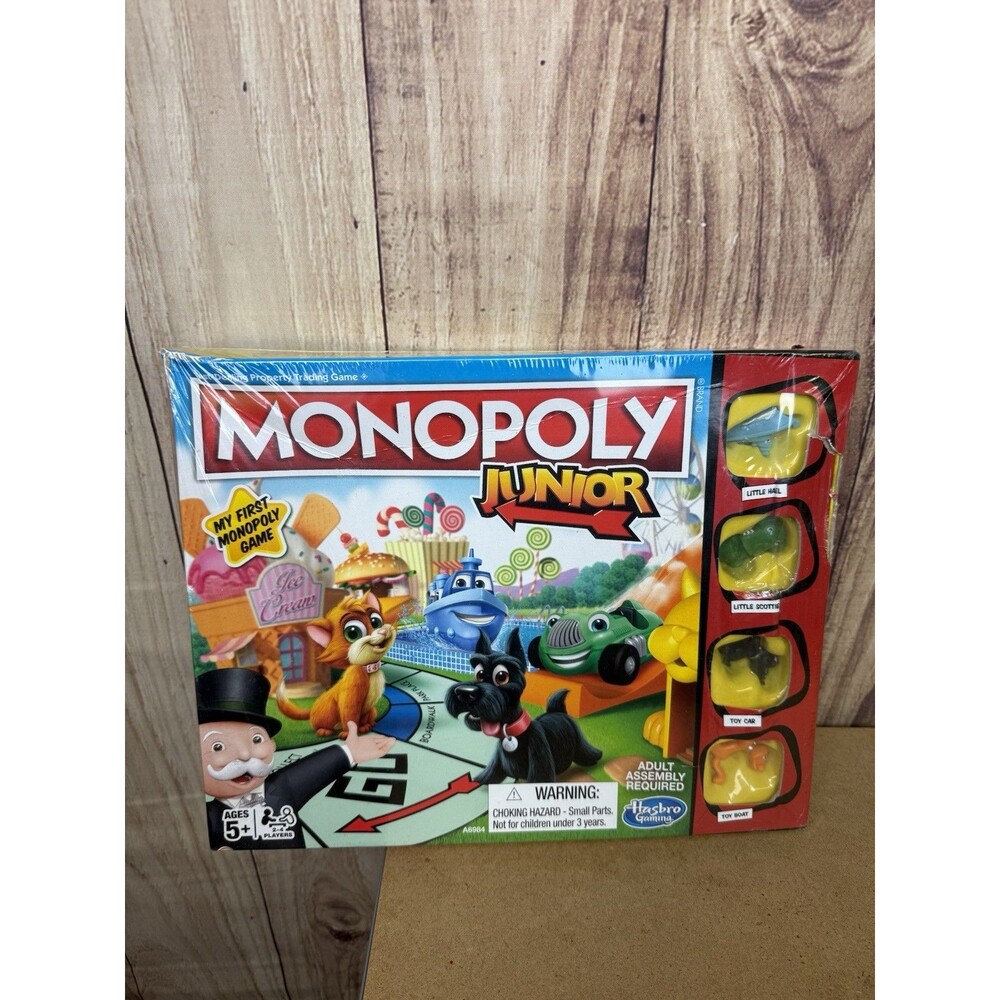 Hasbro Monopoly Junior Jr Game BRAND NEW!! SEALED